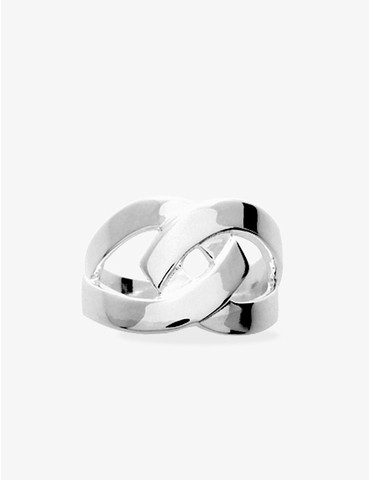 Bague anneaux croisés...