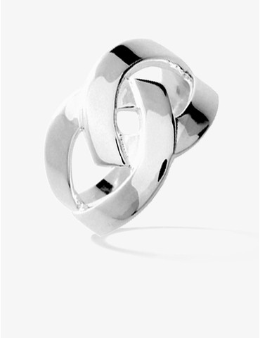 Bague anneaux croisés...