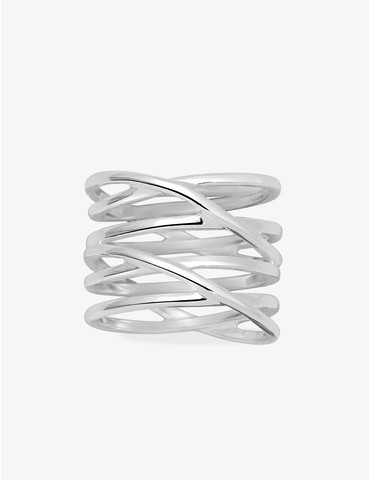 Bague 6 anneaux entremêlés...