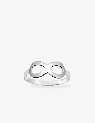 Bague infini ajouré argent...