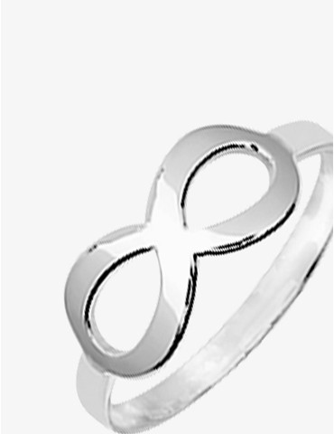 Bague infini ajouré argent...