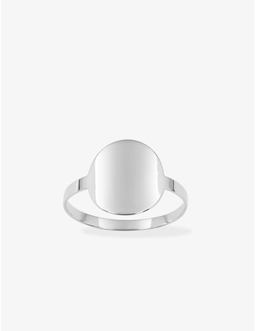 Bague jeton 11 mm argent...