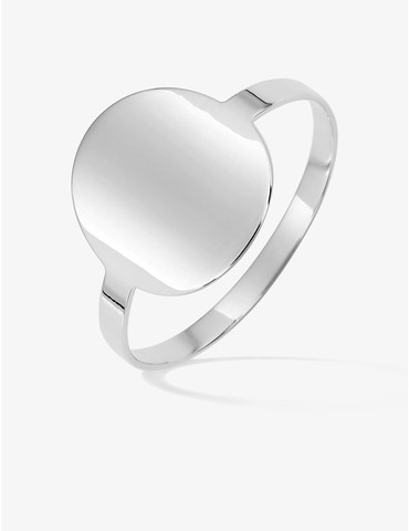 Bague jeton 11 mm argent...