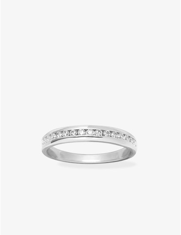 Bague serti rail épais...