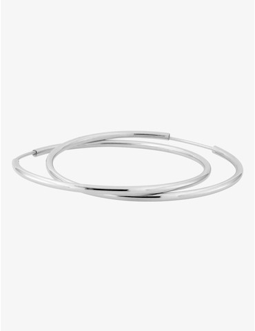 Créoles argent 925‰ 50 mm