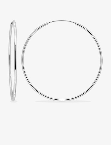 Créoles argent 925‰ 60 mm