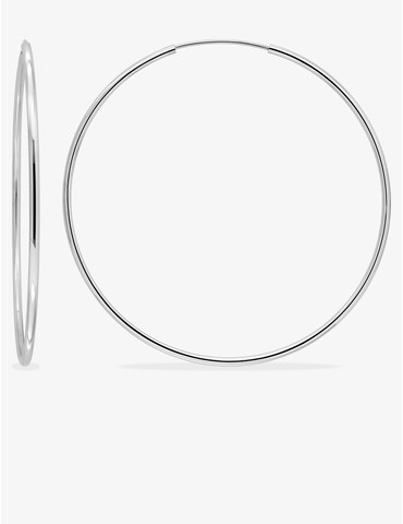 Créoles argent 925‰ 70 mm