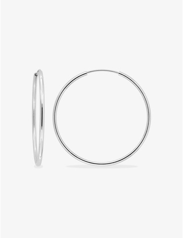 Créoles argent 925‰ 45 mm