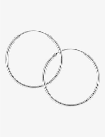 Créoles argent 925‰ 25 mm