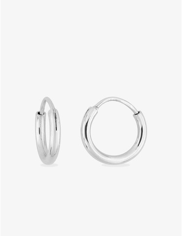 Créoles argent 925‰ 10 mm
