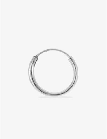 Créoles argent 925‰ 14 mm