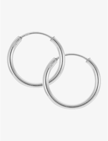 Créoles argent 925‰ 16 mm...