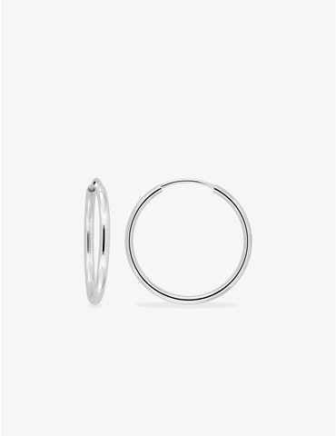 Créoles argent 925‰ 25 mm...