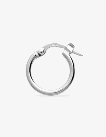 Créoles argent 925‰ 10 mm...