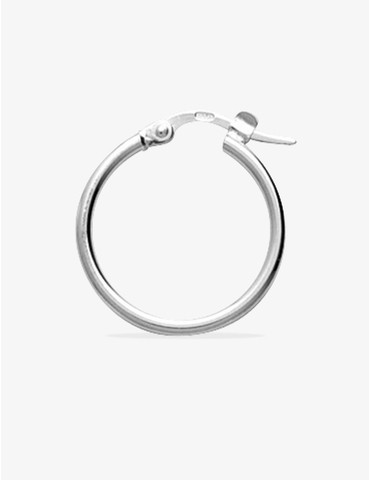 Créoles argent 925‰ 15 mm...