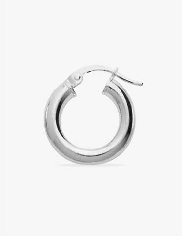 Créoles tube 4 mm argent...
