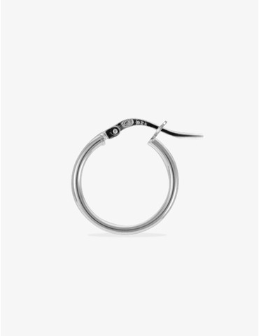 Créoles tube 2 mm argent...