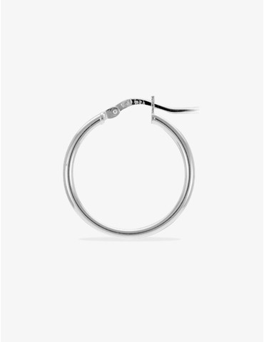 Créoles tube 2 mm argent...