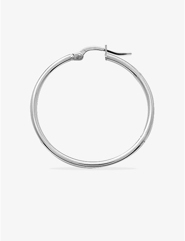 Créoles tube 2 mm argent...