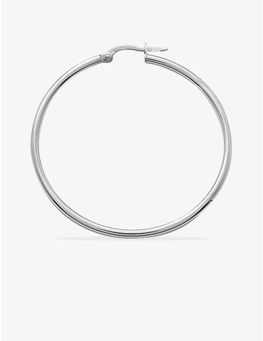 Créoles tube 2 mm argent...