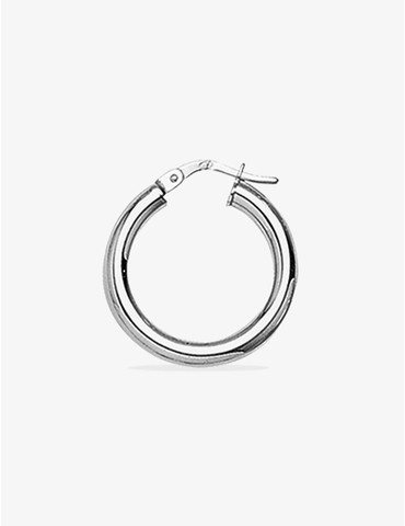 Créoles tube 3 mm argent...