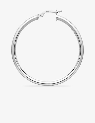 Créoles tube 3 mm argent...
