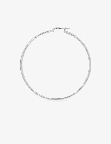 Créoles tube 2 mm argent...
