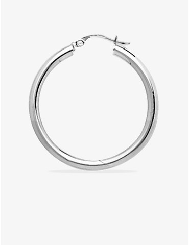 Créoles tube 3mm argent...