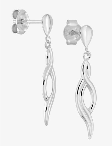 Boucles d'oreilles doubles...