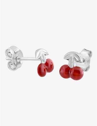 Boucles d'oreilles cerises...
