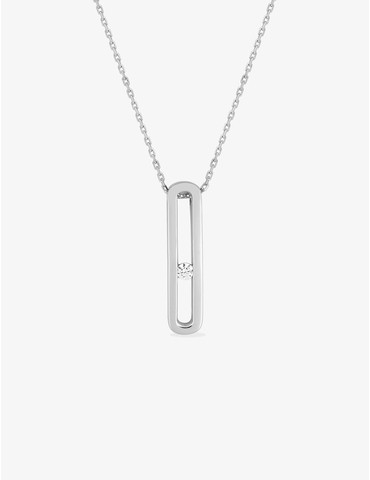 Collier pendentif maillon...