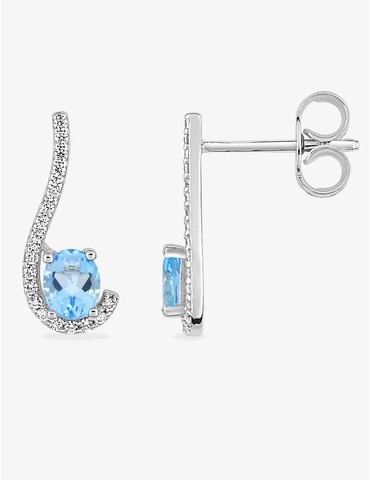 Boucles d'oreilles virgule...