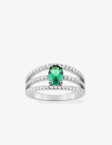 Bague 3 anneaux argent 925‰...