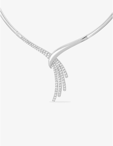 Collier rigide argent 925‰...