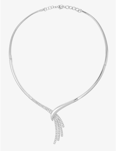 Collier rigide argent 925‰...