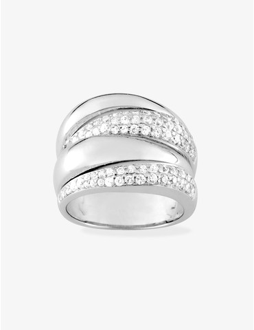 Bague 4 anneaux argent 925‰...