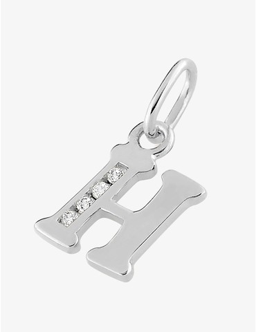 Pendentif lettre H argent...