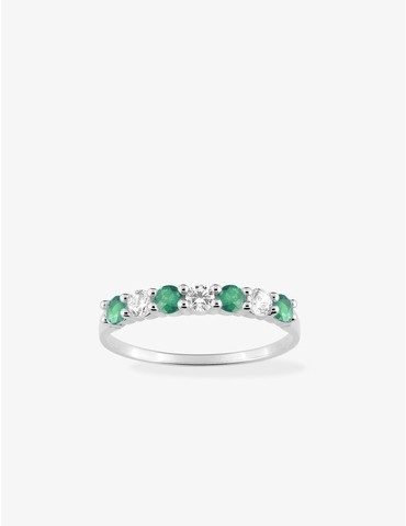 Bague serti griffes argent...