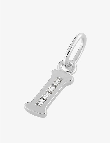 Pendentif lettre I argent...