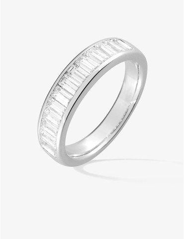 Bague argent 925‰ rhodié et...