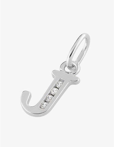 Pendentif lettre J argent...