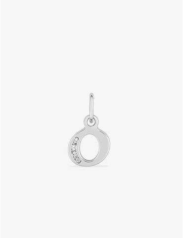 Pendentif lettre O argent...