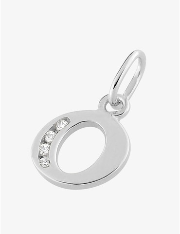 Pendentif lettre O argent...