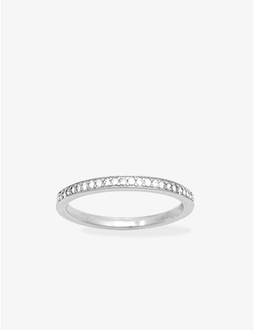 Bague argent 925‰ rhodié et...
