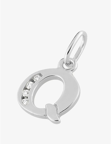 Pendentif lettre Q argent...