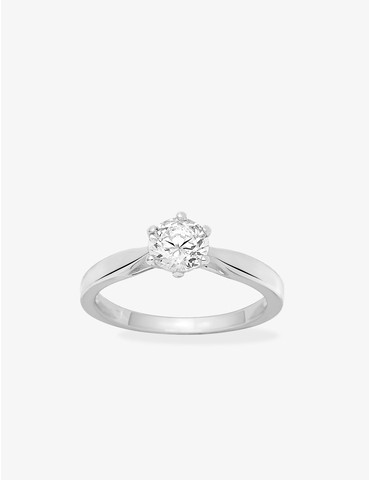 Solitaire argent 925‰...