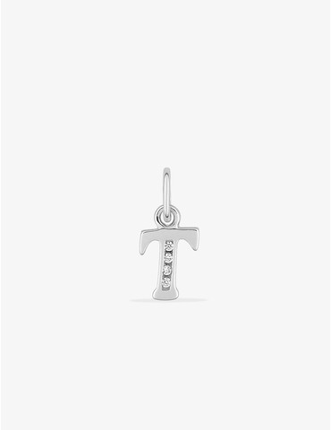 Pendentif lettre T argent...