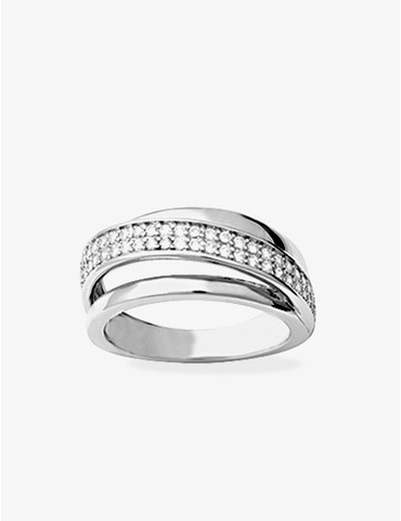 Bague triple anneau argent...