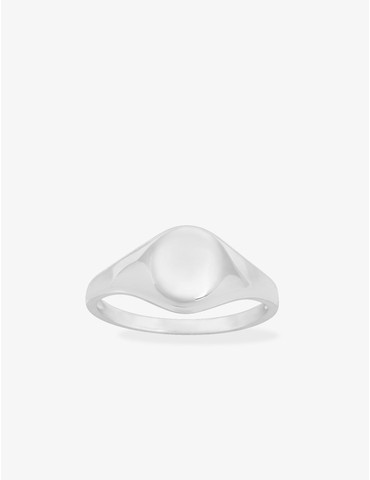 Bague chevalière en argent...