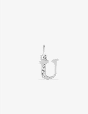 Pendentif lettre U argent...